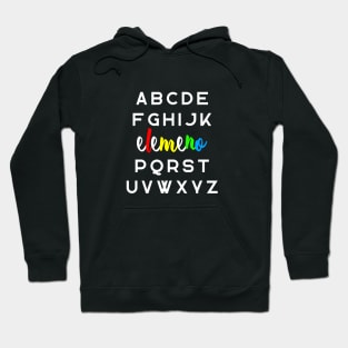 Funny Alphabet Sequence Teacher & School Funny Gift Hoodie